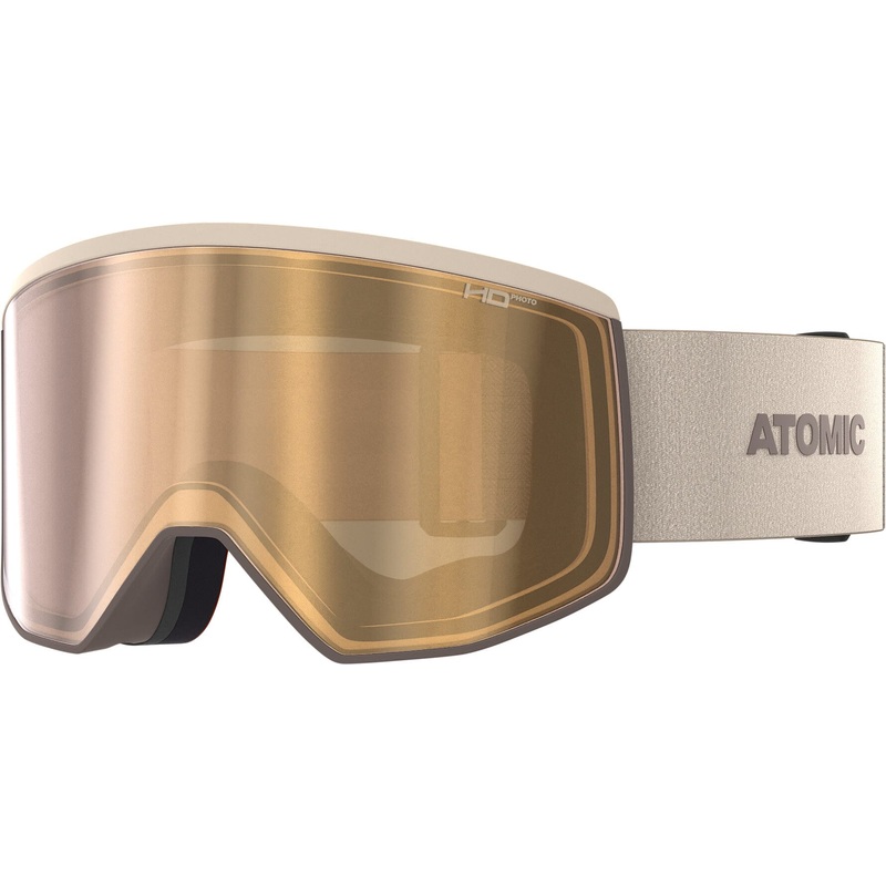 Atomic Four Pro L HD Photo Goggles  – Sand with Amber/Gold HD Photo Lens
