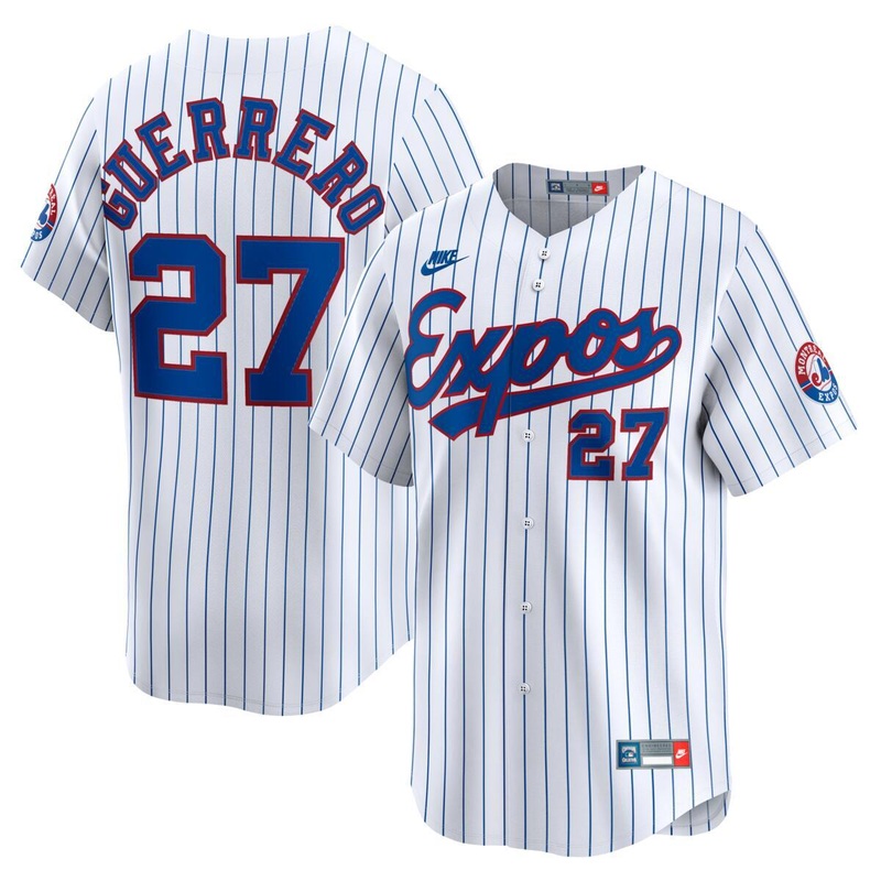 Cooperstown Collection Player Jersey – Montreal Expos Vladimir Guerrero WHITE M