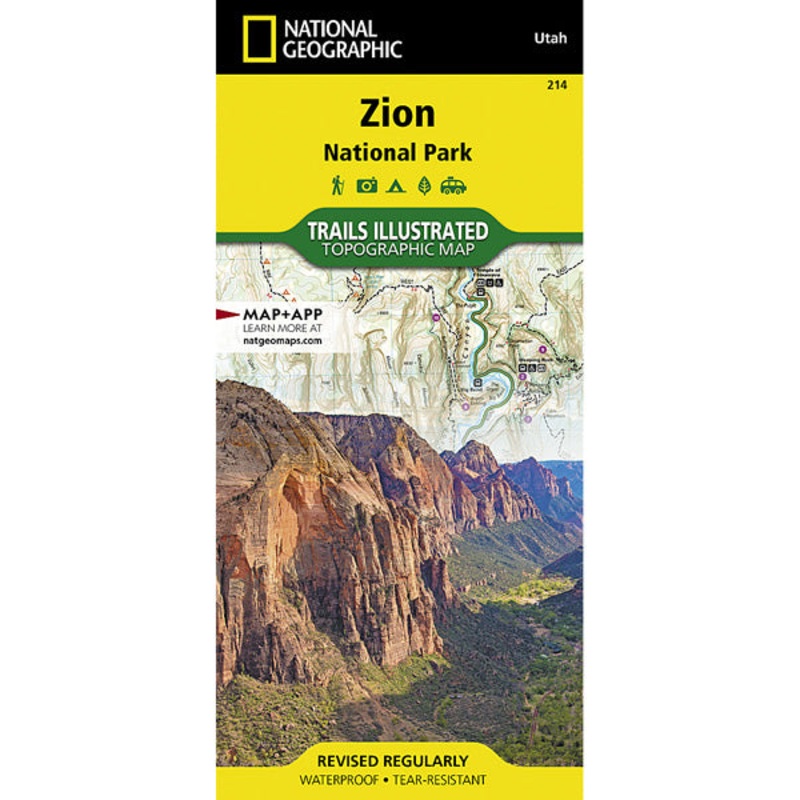 Zion National Park Map N/A One Size