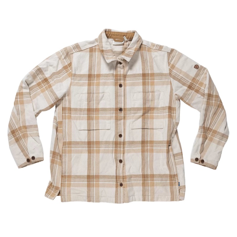 Fjllrven Singi Flannel Overshirt – Women’s L Sand