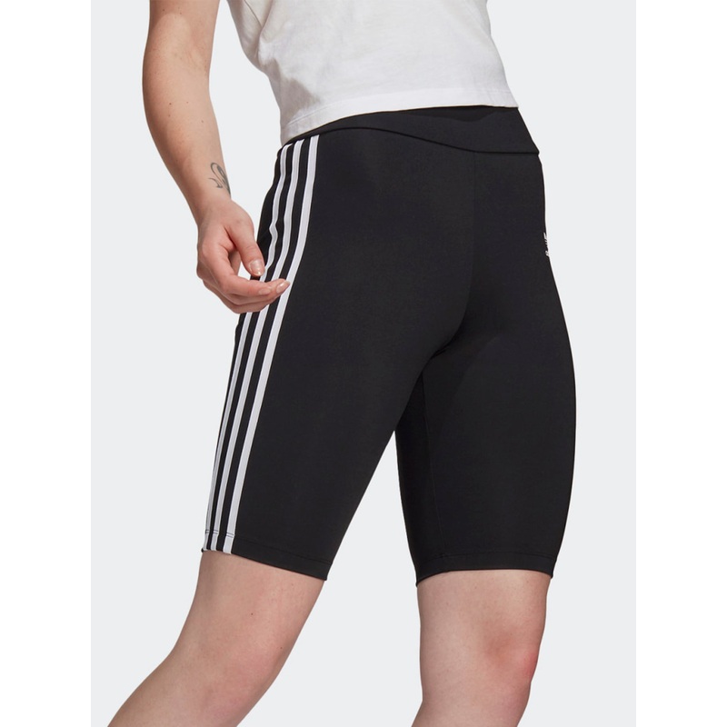 Adicolor Classics Primeblue High-Waisted Shorts XS BLACK