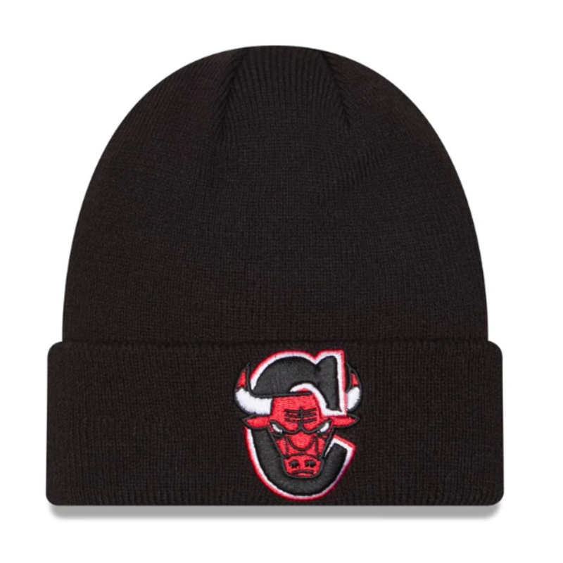 New Era Chicago Bulls Deceptor Cuff Knit Beanie OS