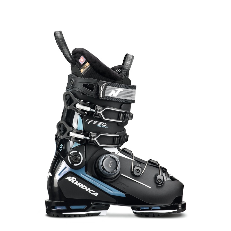 Nordica Women’s Speedmachine 3 BOA 95 Ski Boots 2026 BLACK/WHITE 22.5