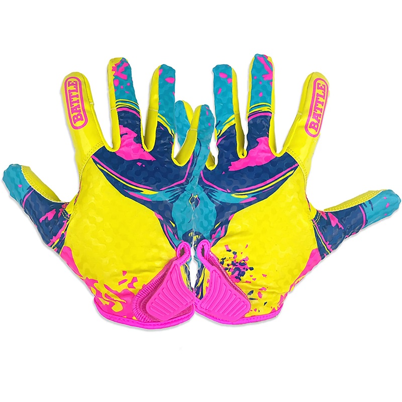 Junior Chameleon Alien 2 Receiver Football Gloves S