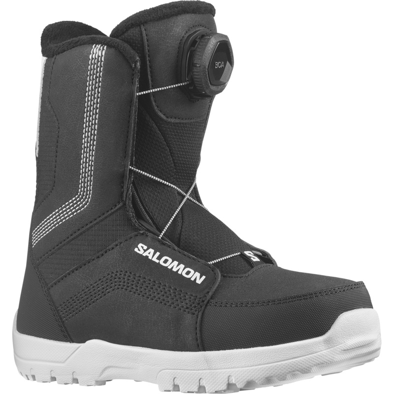 WHIPSTAR BOA SNOWBOARD BOOT JUNIOR Black / Black / White 17