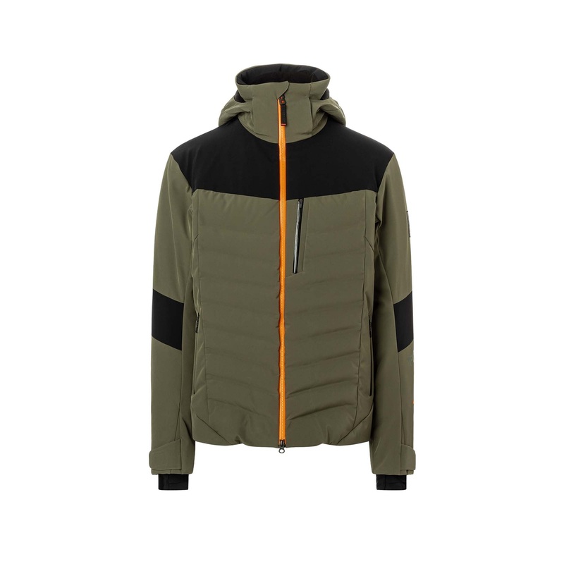 Bogner Fire & Ice Radek Mens Jacket 2025 Olive Black Orange 40