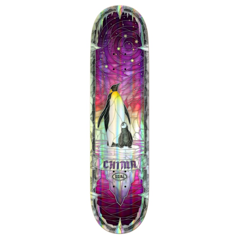 Chima Holographic Rainbow Foil Cathedral 8.25” Skateboard Deck 8.25 MULTI