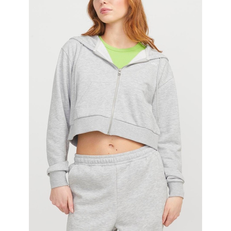 Zip Alfa Hoodie XS LIGHT GREY MELANGE