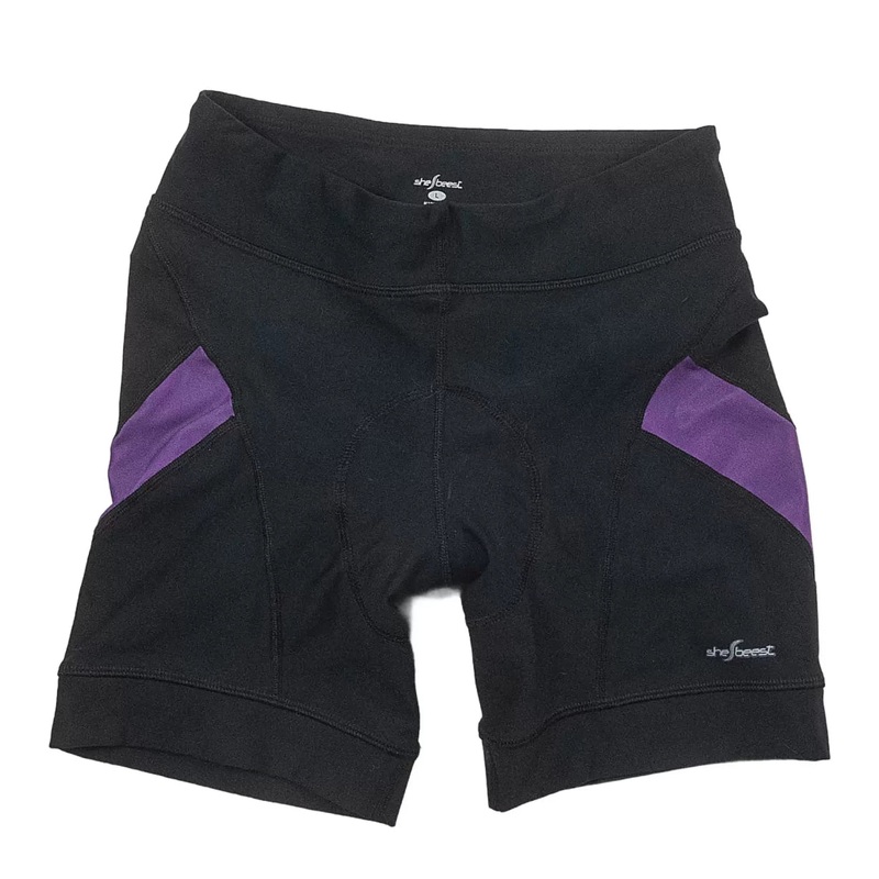 She Beast Padded Bike Shorts – Women’s L Black