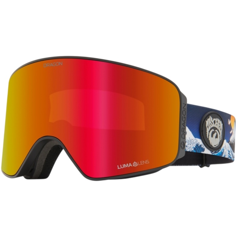 Dragon NFX Mag OTG Goggles. OSFM BentChetler/LL Dark Smoke/LL Flash Blue New