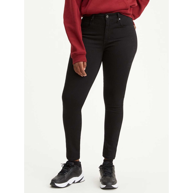 721 High Rise Skinny Fit Jeans 24X30 SOFT BLACK (0024)