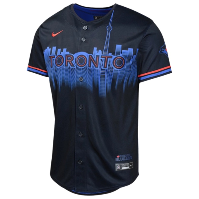 Outerstuff Youth Toronto Blue Jays Limited City Connect Jersey BLACK S