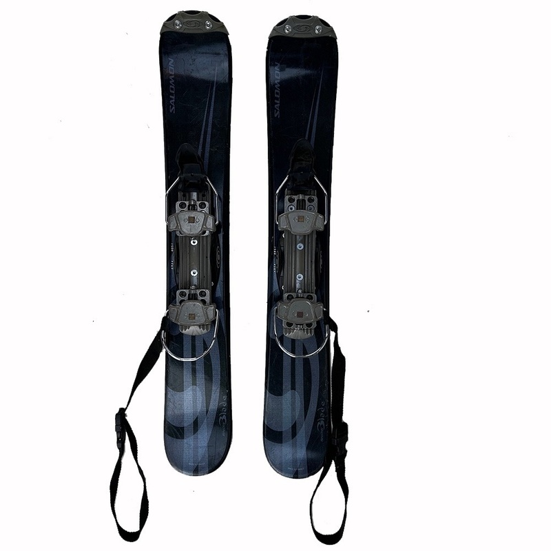 Salomon SB10 Snowblades Skiboards 82cm Ski Boot Bindings