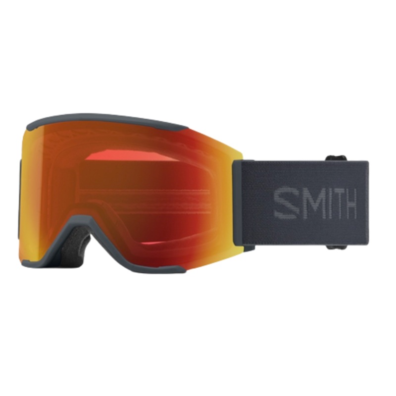 Smith Squad MAG Goggles M Slate Strap/ChromaPop Everyday Red Mirror/ChromaPop Storm Yellow Flash New