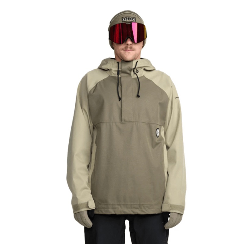 Volcom Men’s Hossegor 20K Pullover MIL Military S