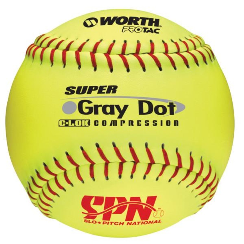 12″ Grey Dot Optic Softball 12″