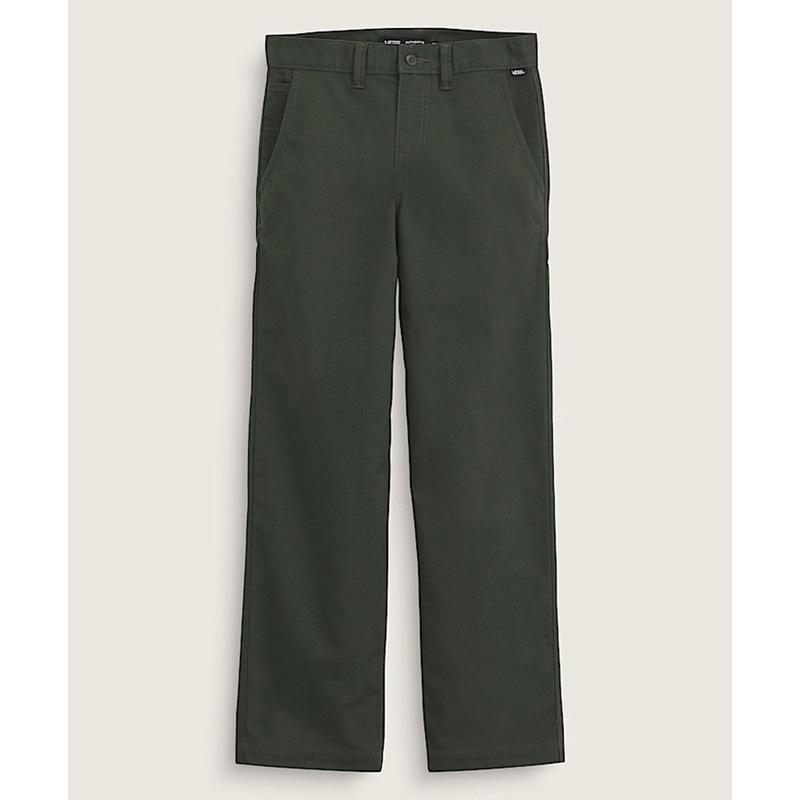Authentic Chino Loose Pants (Boys 7-14) 24 DRIED KELP (EMU)