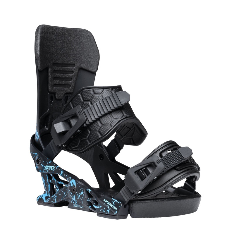 YES Airmaster Snowboard Bindings 2026 Splatter Blue M