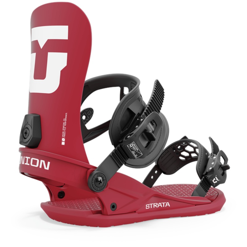 Union Strata Snowboard Bindings 2025 Burgundy M