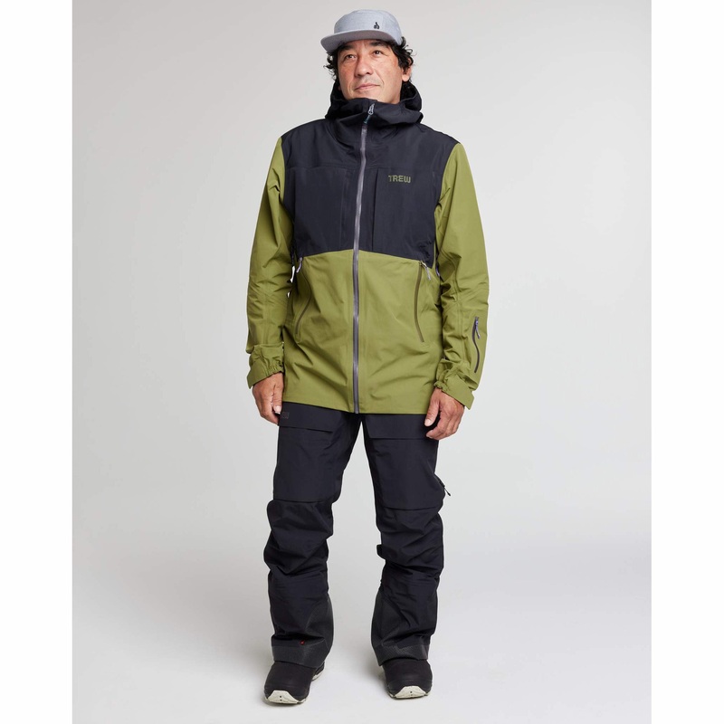 TREW Men’s Cosmic Jacket Bluegill Yellow L