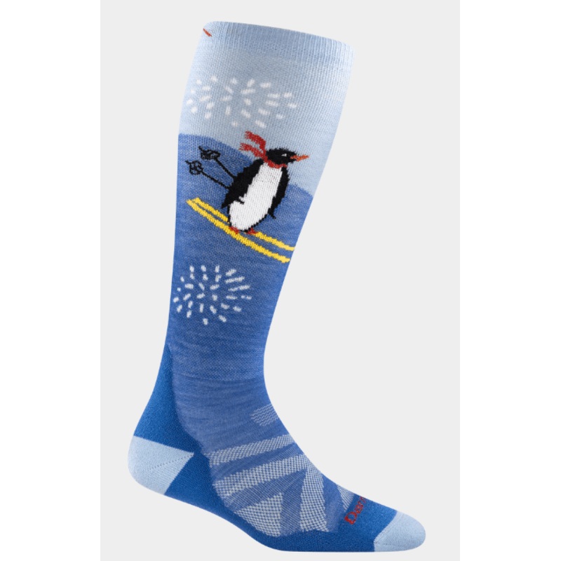 Darn Tough Kids’ Penguin Peak Over the Calf Midweight with Cushion Socks Stellar S