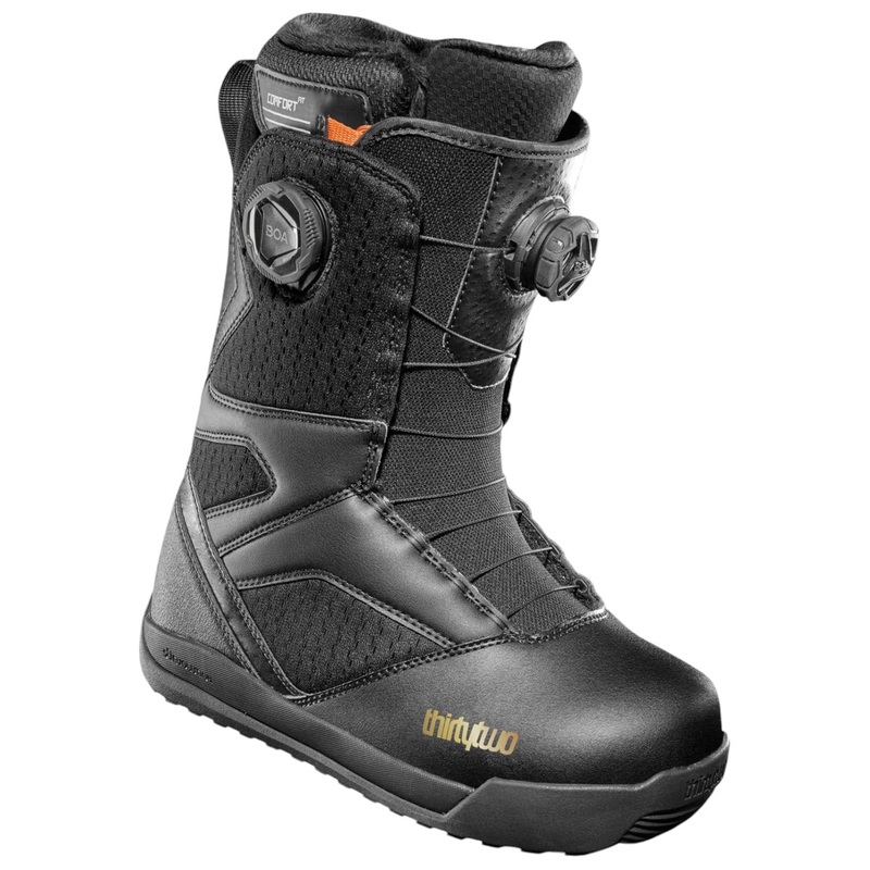 STW Double BOA Black/Gold Snowboard Boots (Women) W06 BLACK/GOLD (970)