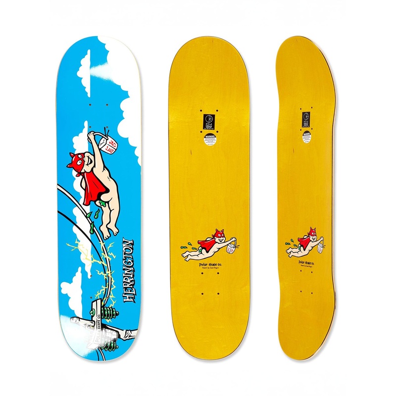 Aaron Herrington Take Away 8.25” Skateboard Deck 8.25 BLUE