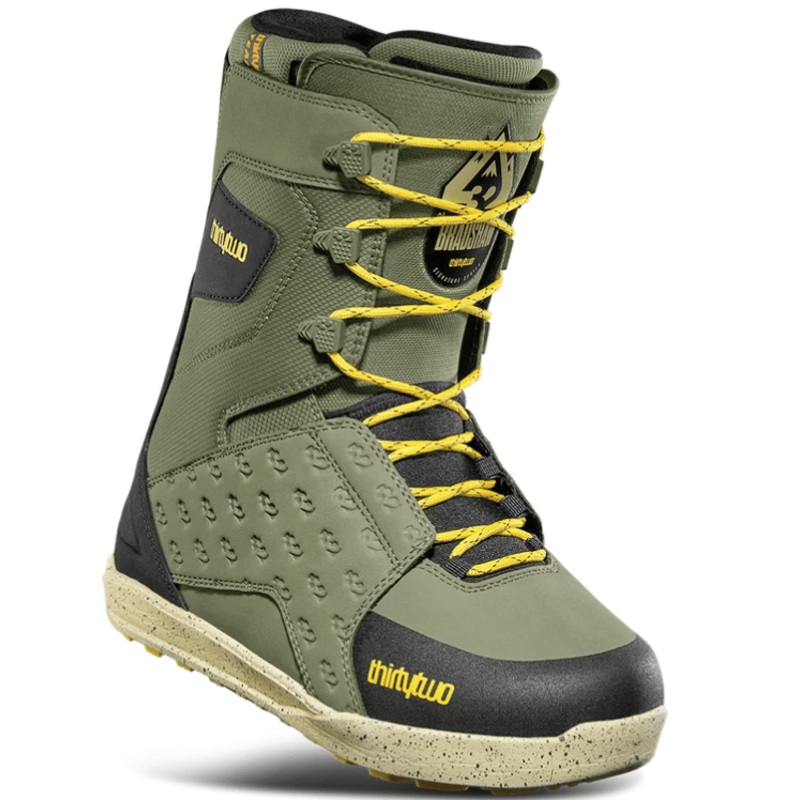 thirtytwo Men’s Lashed Bradshaw Snowboard Boots 2026 Olive/Black 7