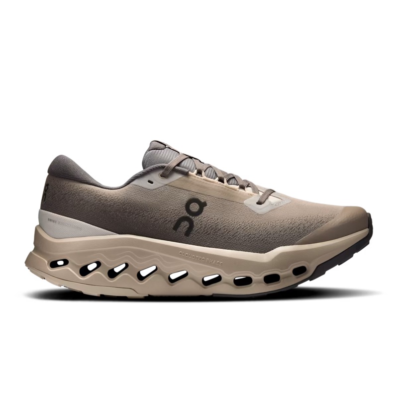 On Cloud Men’s Cloudsurfer Trail 2 Waterproof Shoes CINDER/DESERT 8
