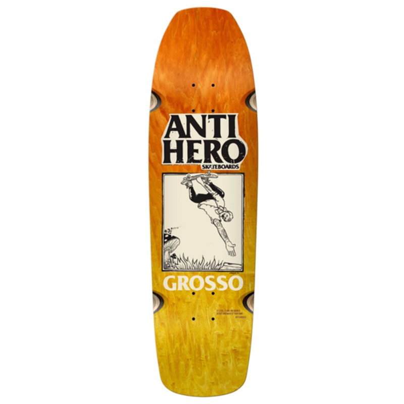 SSD Grosso Hand Plant Fade Wheel Wells Square Edge 9.25” Skateboard Deck 9.25 ASSORTED