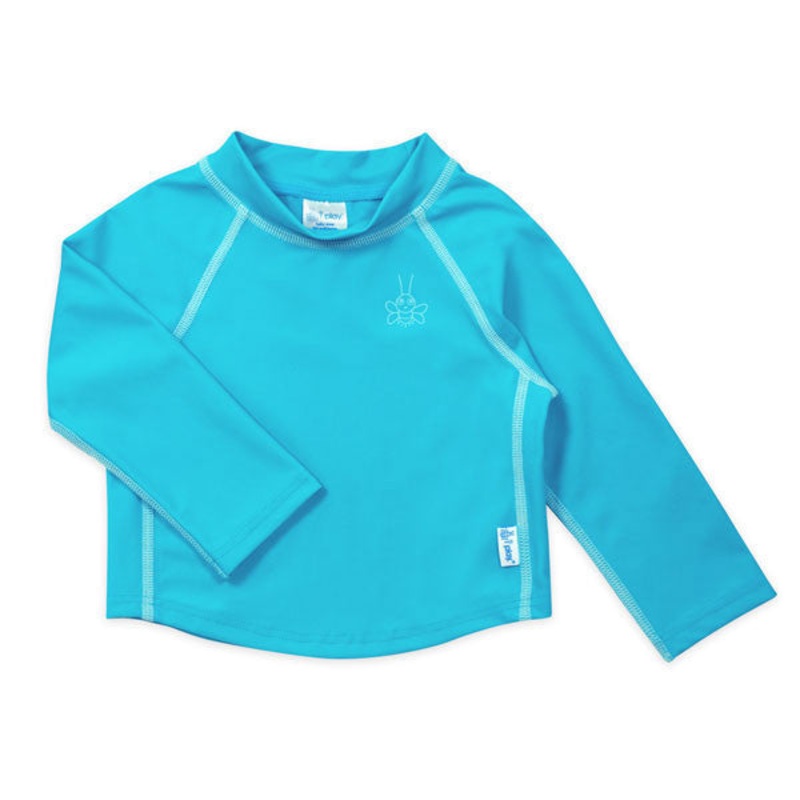 Boys’ Long Sleeve Rashguard 607-Aqua 12M