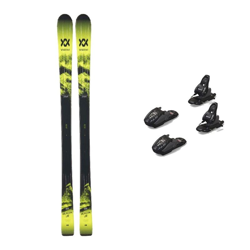 Volkl Deacon JR Kid’s Skis w/ Marker 4.5 GW Bindings 2023 70cm Marker 4.5 GW Black