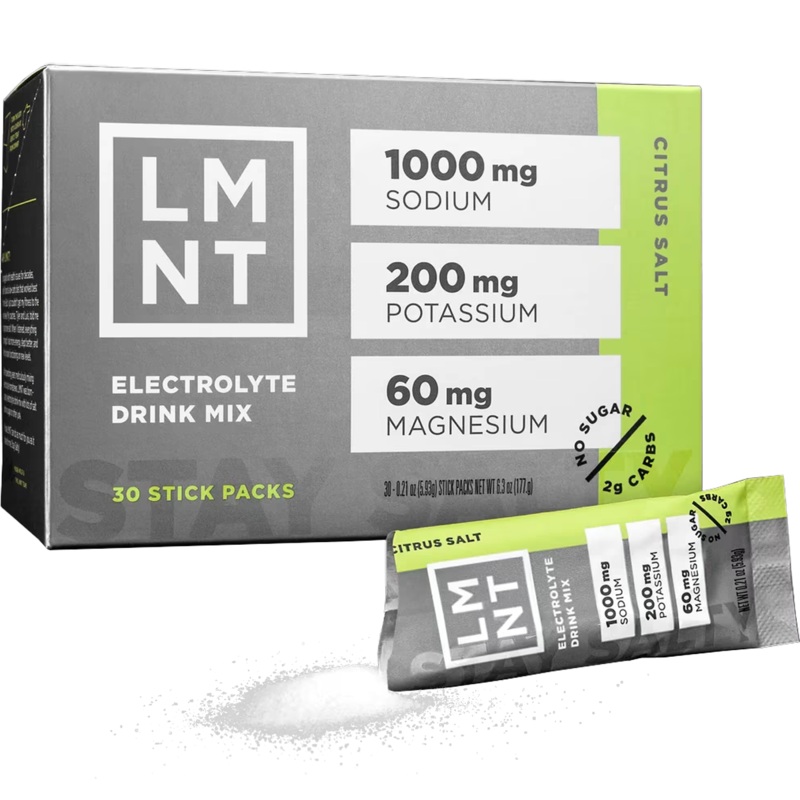 Zero-Sugar Electrolyte Drink Mix Citrus Salt 30 Pack