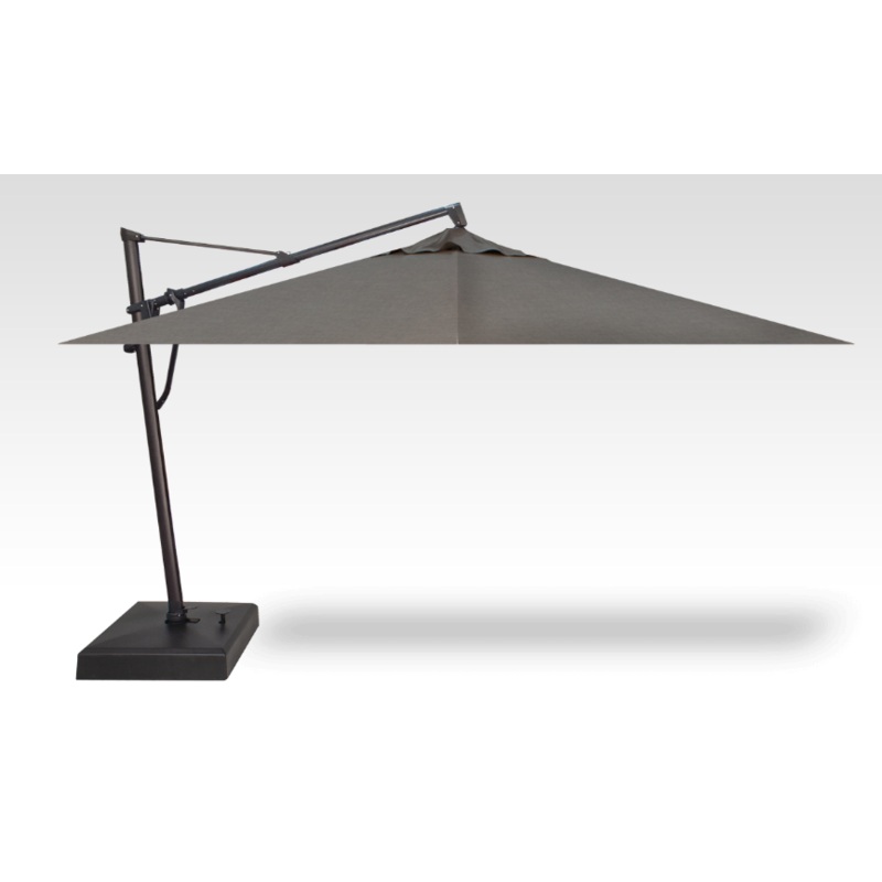 10′ x 13′ AKZ Plus Cantilever Umbrella AKZPRT Black Cast Slate – 40434 (A)
