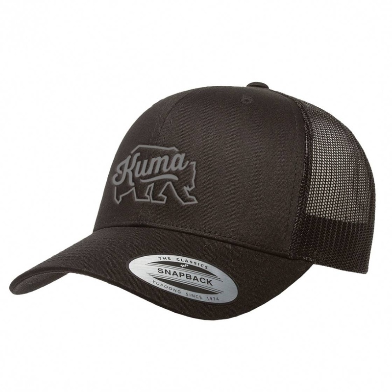 2-Tone Embroidered Hat BLACK/BLACK OS