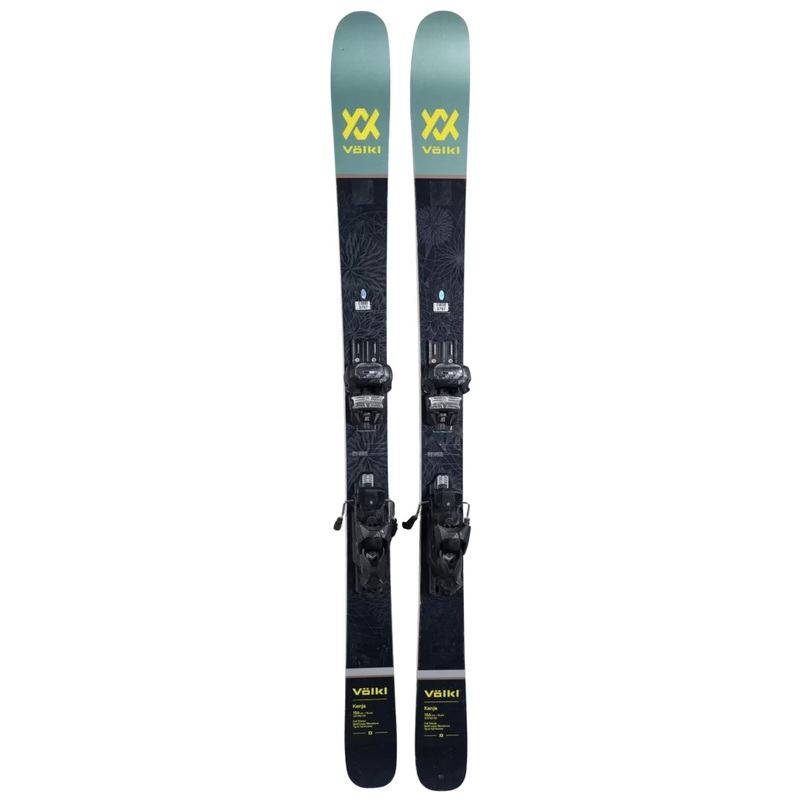 Volkl Kenja 90 Skis 2019 – Women’s w/ Tyrolia Attack 13 At DEMO Bindings 156cm Green/Black