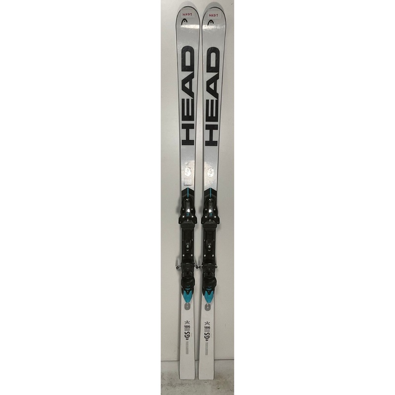 2026 Head WCR e-GS Rebel 186cm Skis w/ FreeFleex 14 Bindings (317)