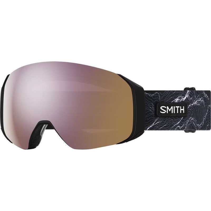 Smith 4D MAG S ChromaPop Goggles Small Fit AC Hadley Hammer / ChromaPop Everyday Rose Gold Mirror New