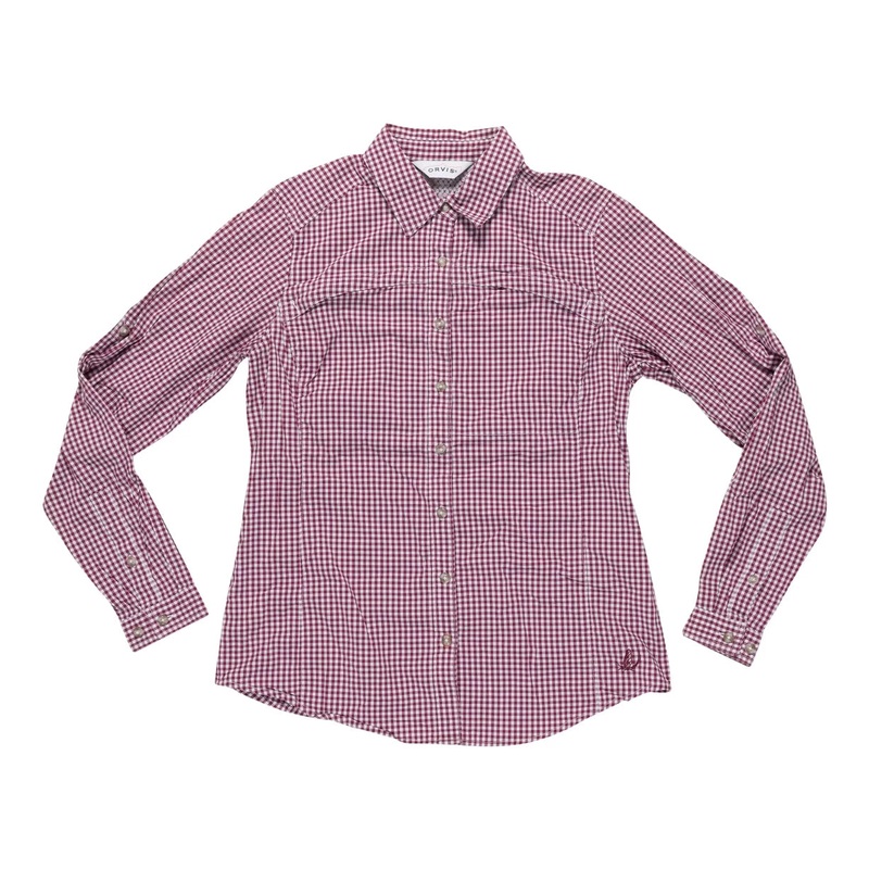 Orvis River Guide Long-Sleeved Shirt – Women’s XS Red