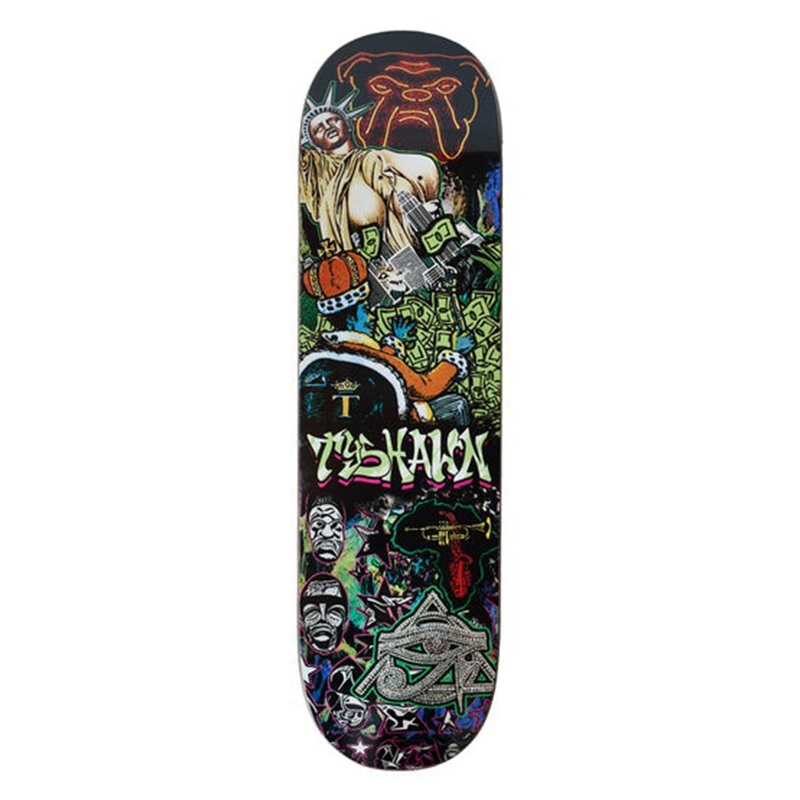 Tyshawn Liberty 8.25” Skateboard Deck 8.25 MULTI