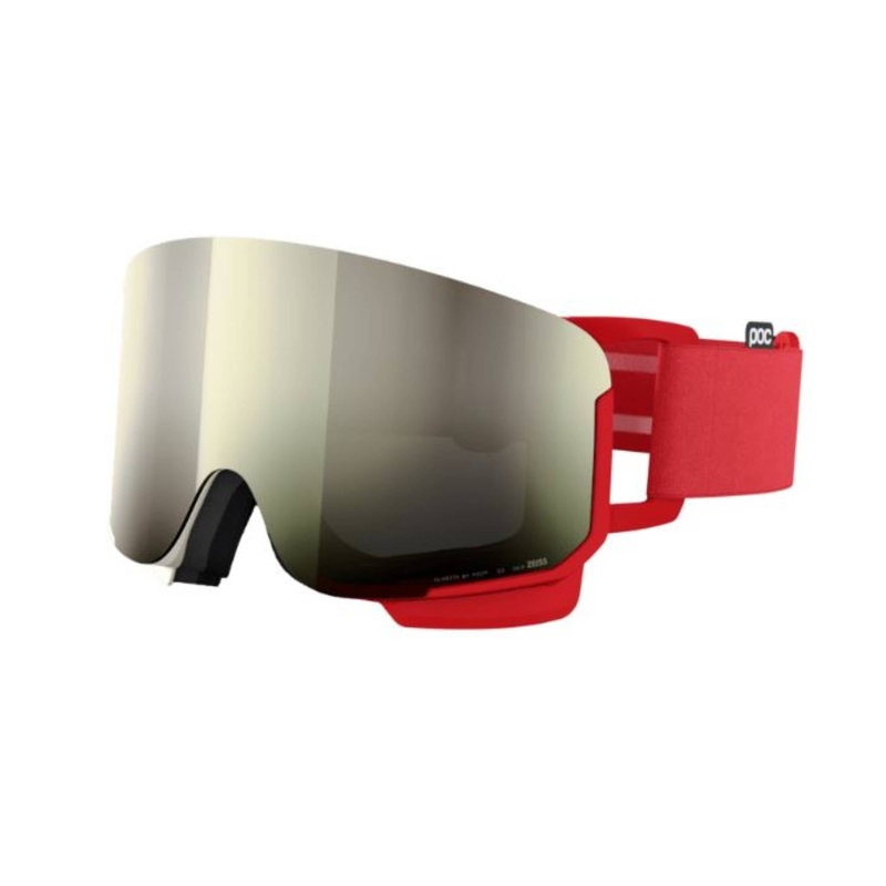 POC Nexal Goggles 2026 Uranium Black | Partly Sunny Orange