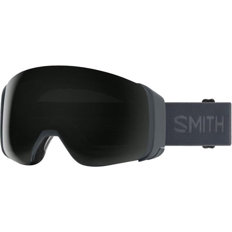 Smith 4D Mag Goggles Medium Fit Slate / ChromaPop Sun Black New