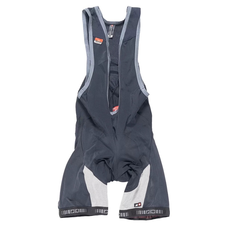 Assos FI.MILLE Bib Shorts – Men’s M Black/Grey