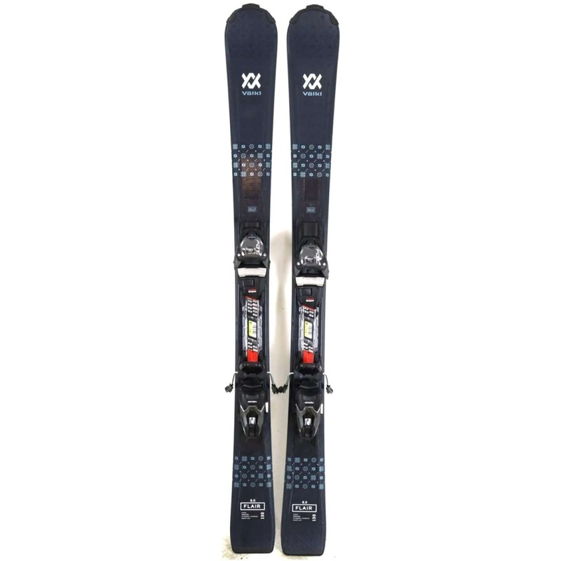 Volkl Women’s Flair 8.0 System Ski With FDT TP 10 Ski Binding 2022-2023 BLACK/BLUE 130