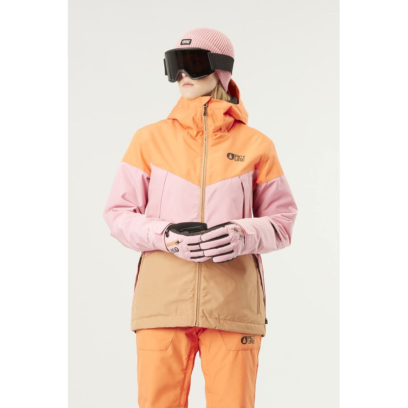 Women’s Seakrest Jacket LATTE/PINK/ORANGE XS