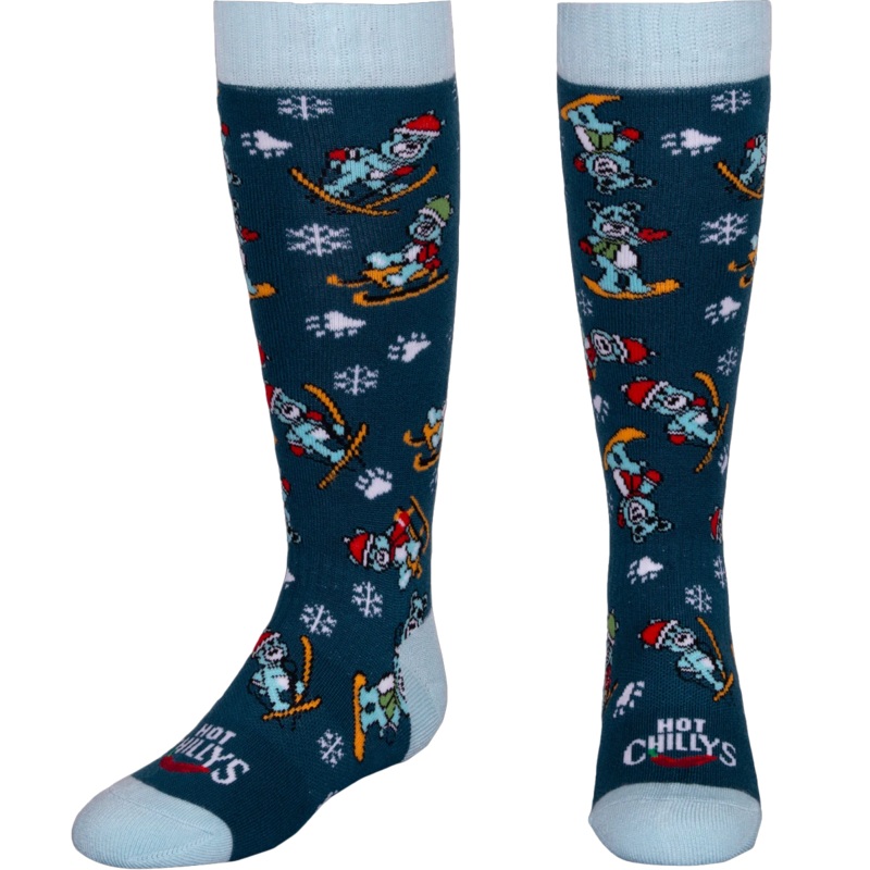 Youth Bears Mid Volume Sock 698-Snow Bears S