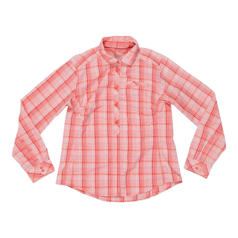 Mountain Hardwear Plaid Button Up Shirt – Women’s M Pink