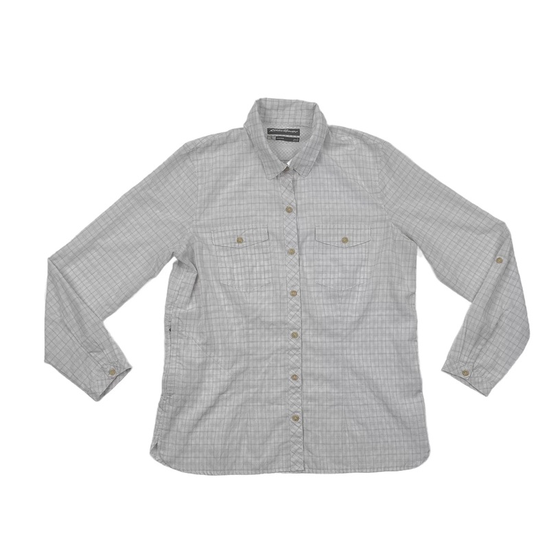 Eddie Bauer Travex Long Sleeve Button Up – Women’s L White