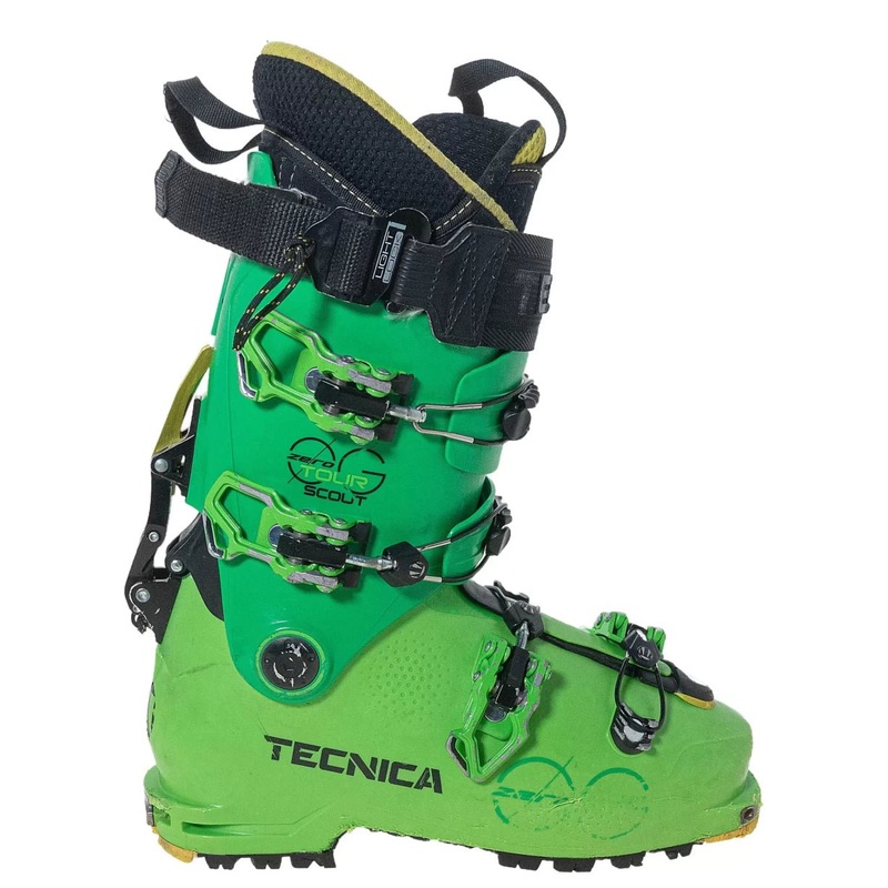 Tecnica Zero G Tour Scout Alpine Touring Ski Boots 2022 25.5 Green