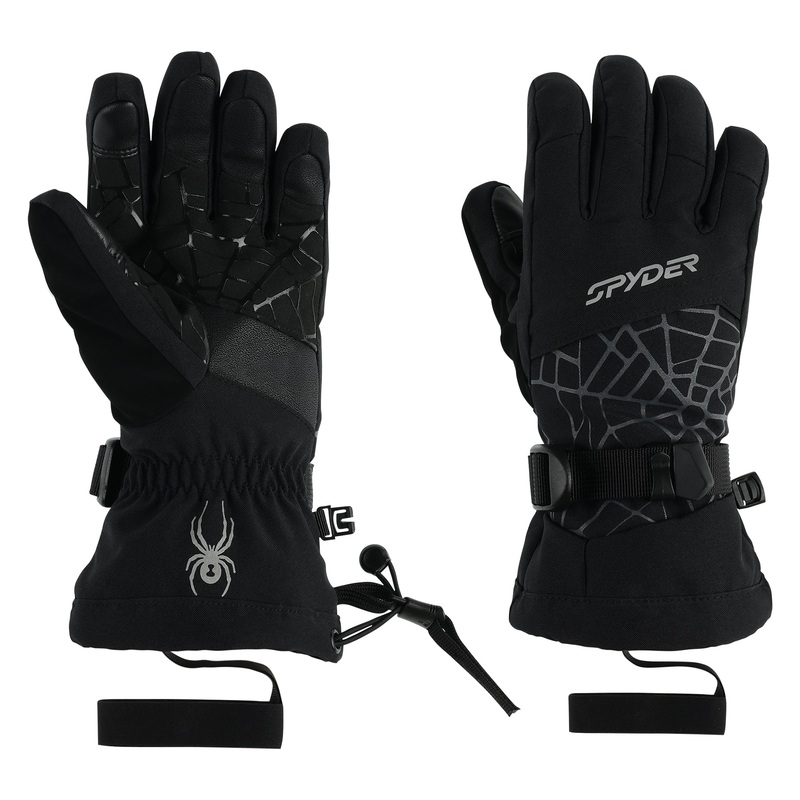 Spyder Boys’ Overweb Glove 2025 BLACK S
